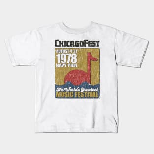 ChicagoFest on The Pier 1978 Kids T-Shirt